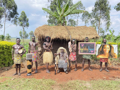 African Hunters Team: Custom-printed oversized photo