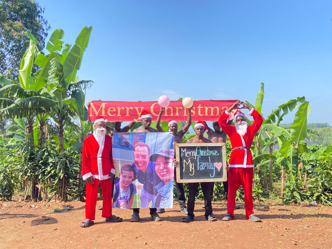 African Fitness Team - Black Pants: Custom-printed oversized photo