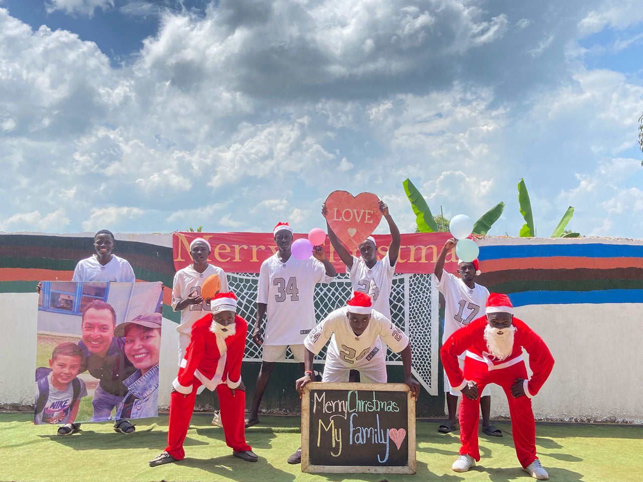 African Olive Rugby Team: Custom-printed oversized photo