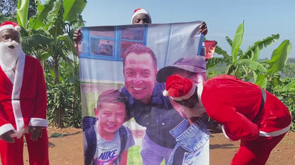 African Fitness Team - Black Pants: Custom-printed oversized photo